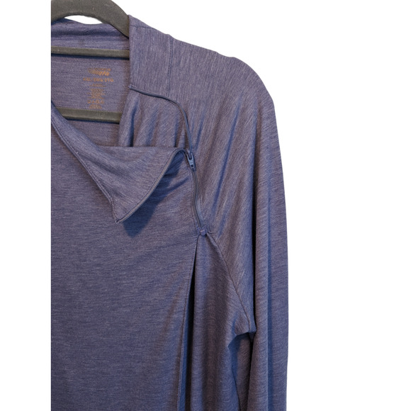 Copper Fit Women's Purple Blouse Size XXL Asymmetrical collar - Picture 10 of 10